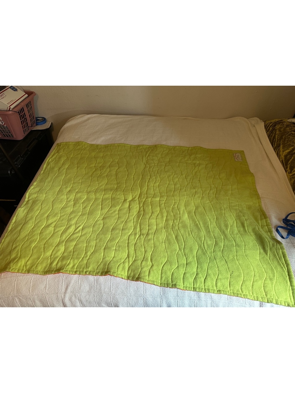 Go Daddy NASCAR Racing Quilt with Car Design - Picture 5 of 6